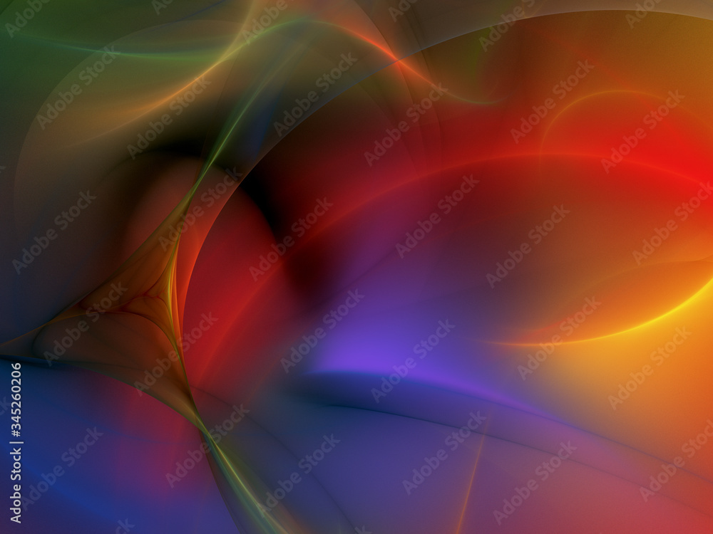 rainbow abstract fractal background 3d rendering illustration rainbow abstract fractal background 3d rendering illustration