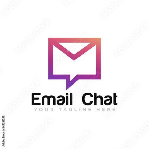 Chat Logo Design Vector Illustration Free Download Chat Logo Design Vector Illustration - GFXLoad