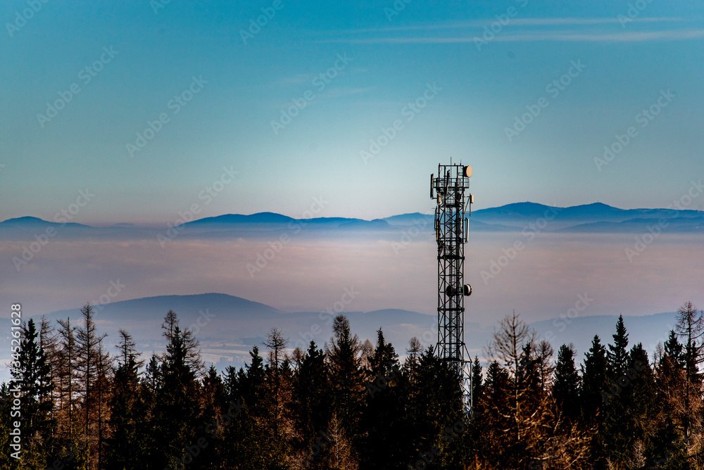 Obraz premium tv tower in the morning