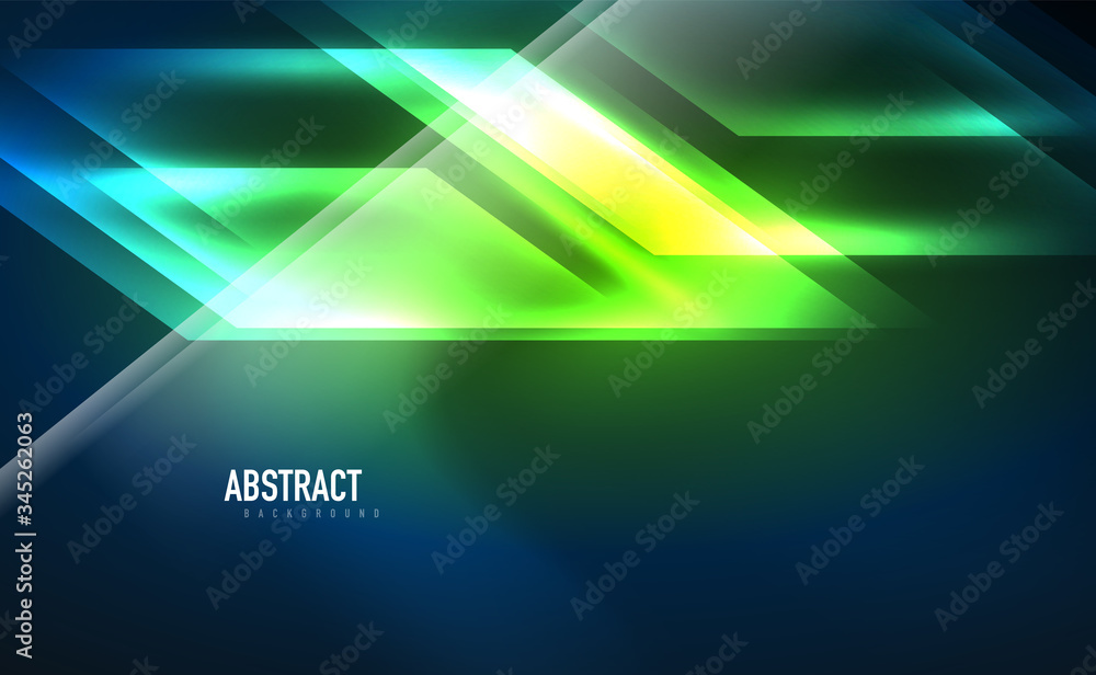 Dynamic neon shiny abstract background. Trendy abstract layout template for business or technology presentation, internet poster or web brochure cover, wallpaper Dynamic neon shiny abstract background. Trendy abstract layout template for business or technology presentation, internet poster or web brochure cover, wallpaper