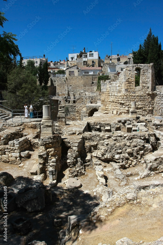 Bethesda is a buyer in Jerusalem, just like sheep
The place near the ancient Befedi Basin is called the Sheep Bath. It is now an archaeological site near St. Anne's Church, Jerusalem, Israel.
