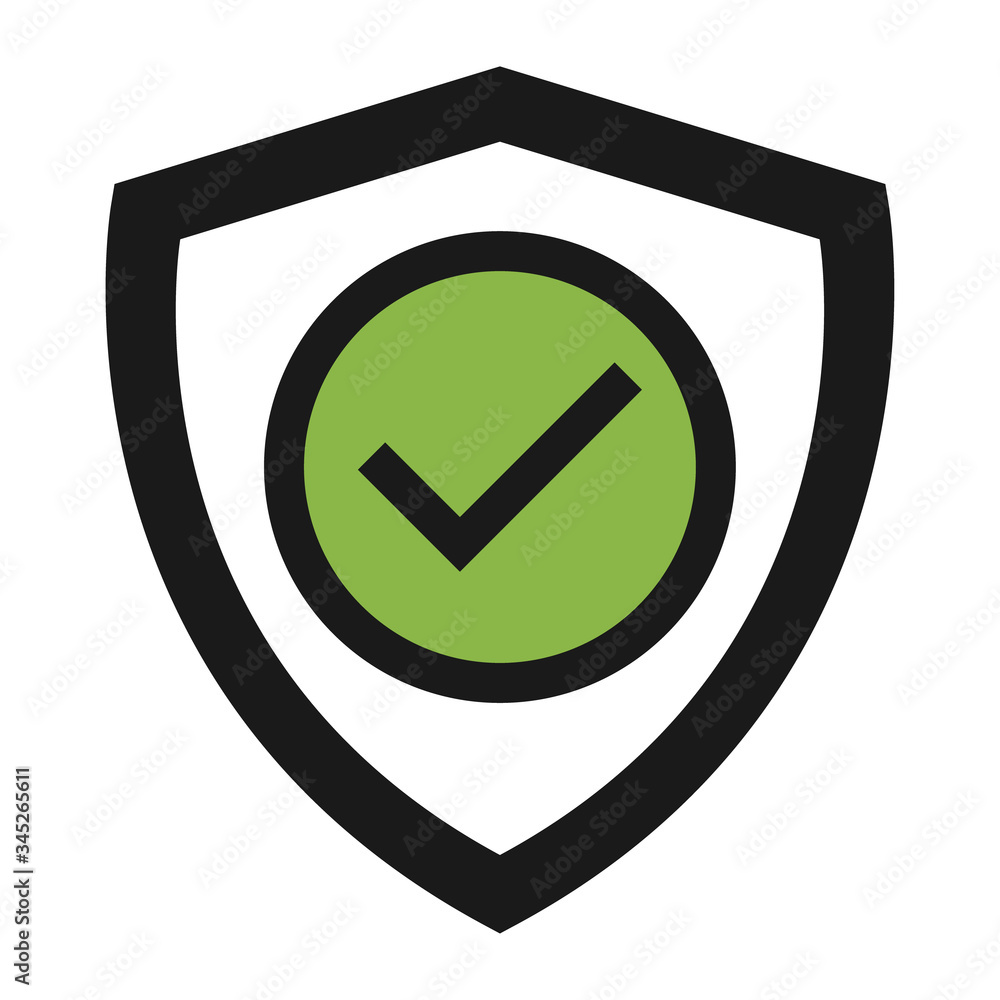 Shield protect icon, safety symbol, defense logo, web button, internet security Shield protect icon, safety symbol, defense logo, web button, internet security