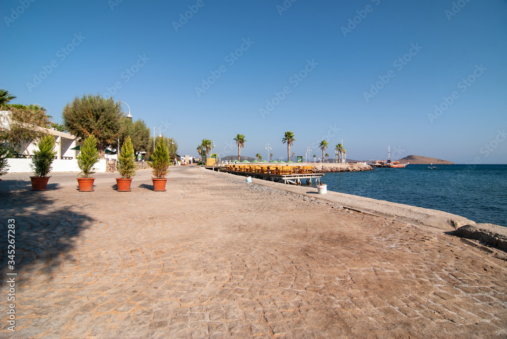 Bodrum. View of the embankment