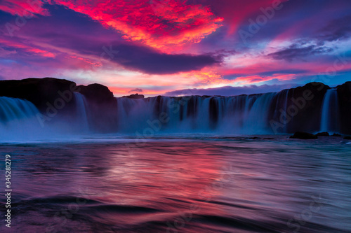 Godafoss waterfall in Iceland