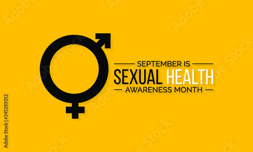 Vector illustration on the theme of Sexual Health awareness month observed each year during September.