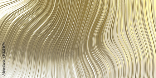 gold metal carve background surface reflection 3d rendering illustration