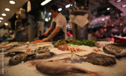 Mercado de La Esperanza en Santander, Cantabria, España