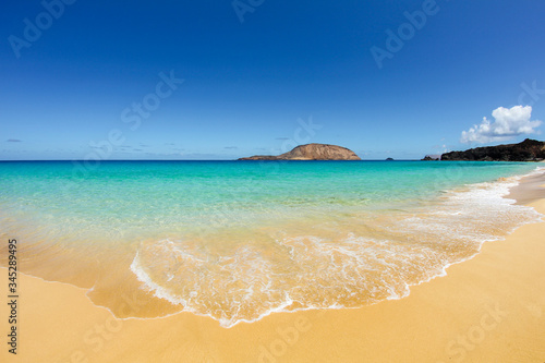 Obraz na plátně Las Conchas Beach, Canary Islands, Spain