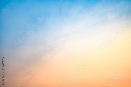 Colorful sky during sunset in a summer. © surattana