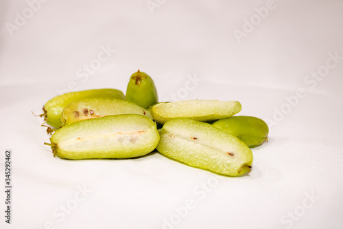 Averrhoa bilimbi (commonly known as bilimbi, cucumber tree, or tree sorrel, bilimbi is a small tropical tree native to Indonesia and Malaysia, reaching up to 15m in height