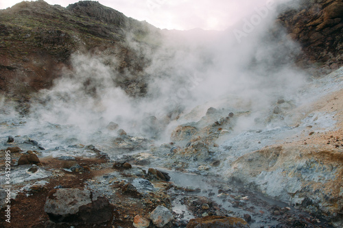 Geothermalfeld Krýsuvík Seltún auf Island