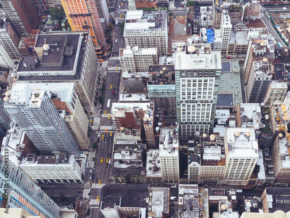 Aerial picture of Manhattan