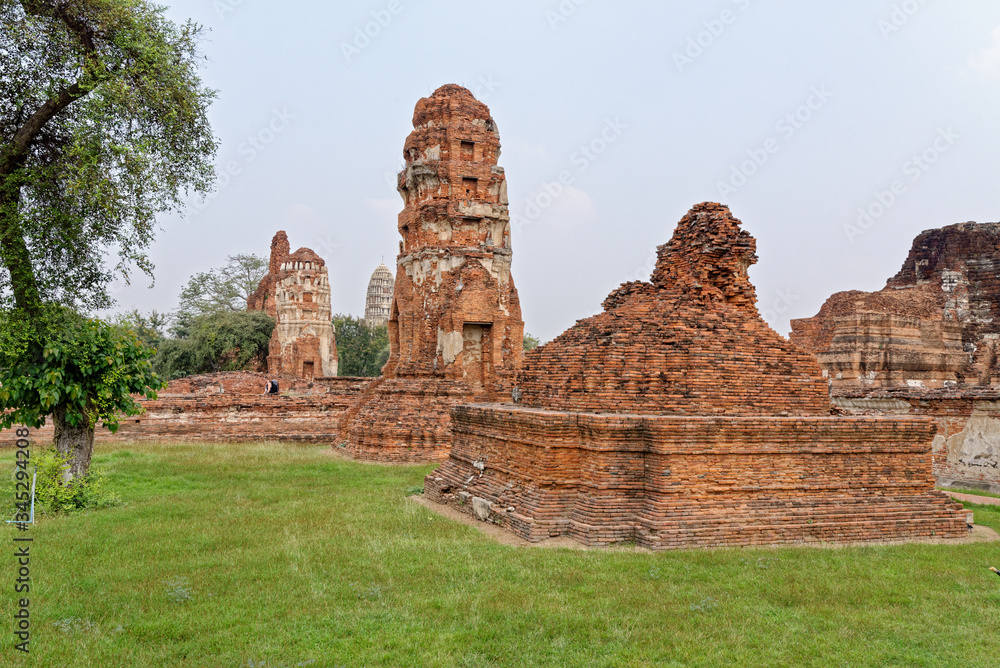 Buddhist temple of Wat Mahathat, Sukhothai - Thailand Buddhist temple of Wat Mahathat, Sukhothai - Thailand