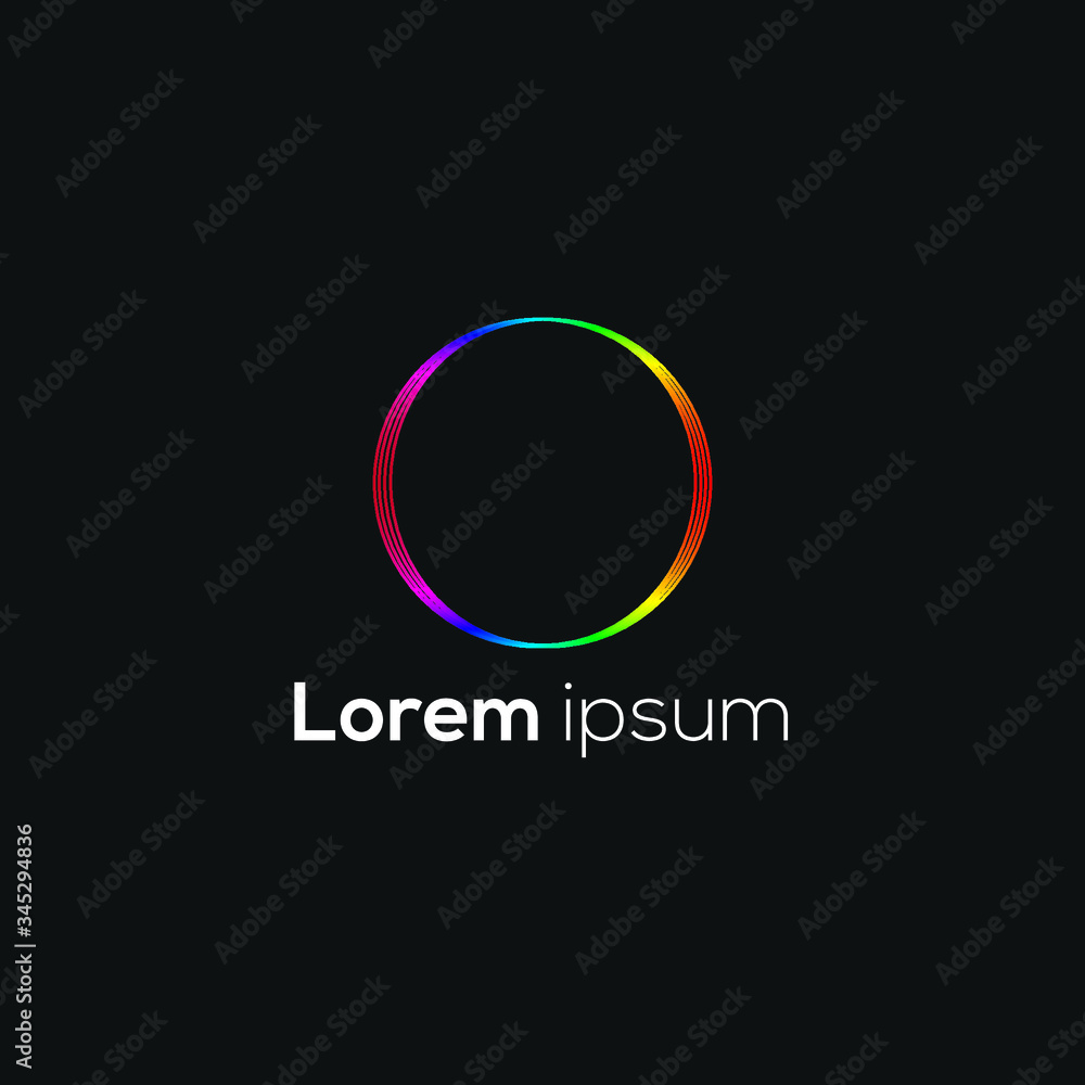 vector round shape design template,letter o vector round shape design template,letter o