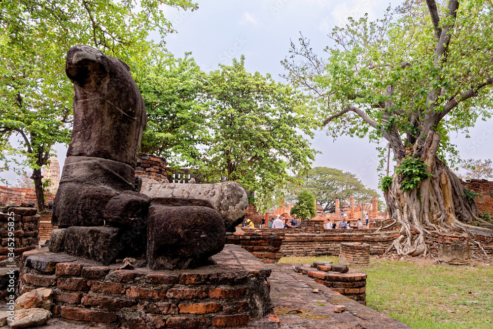 Buddhist temple of Wat Mahathat, Sukhothai - Thailand