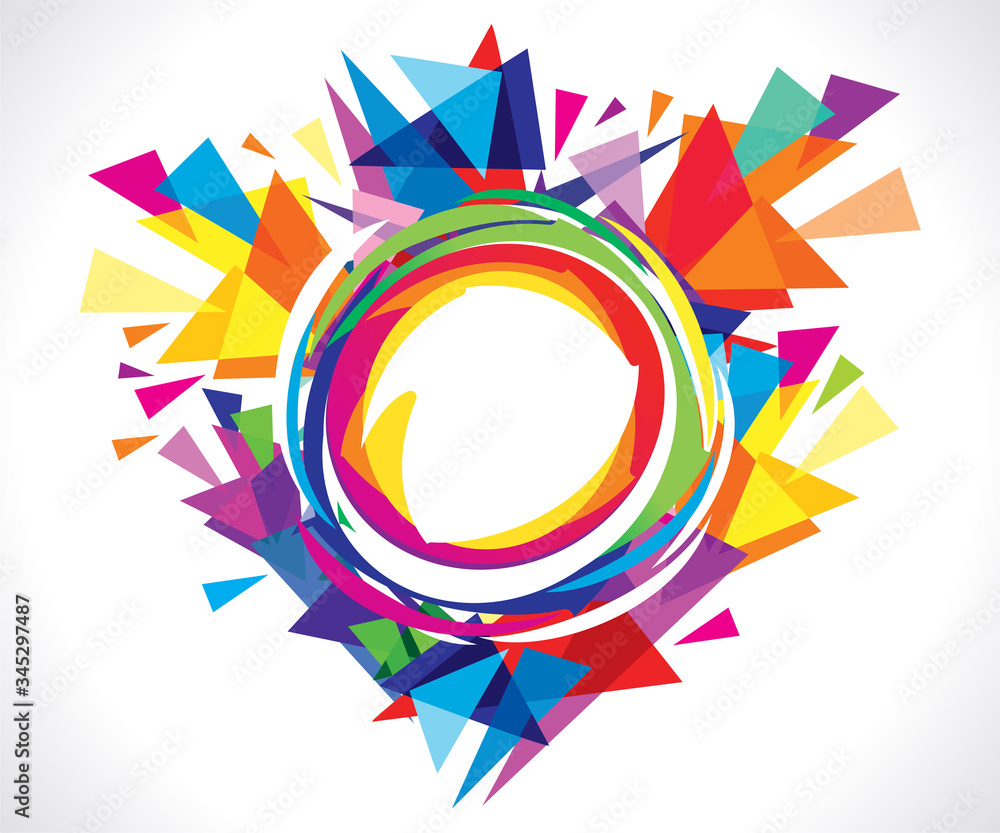 Obraz premium abstract artistic creative colorful explode