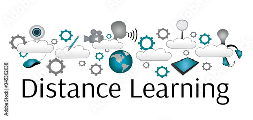 Distance Learning- Online education banner