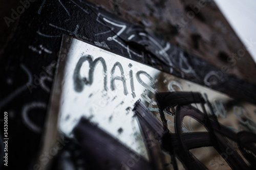 Photography graffitis urbain