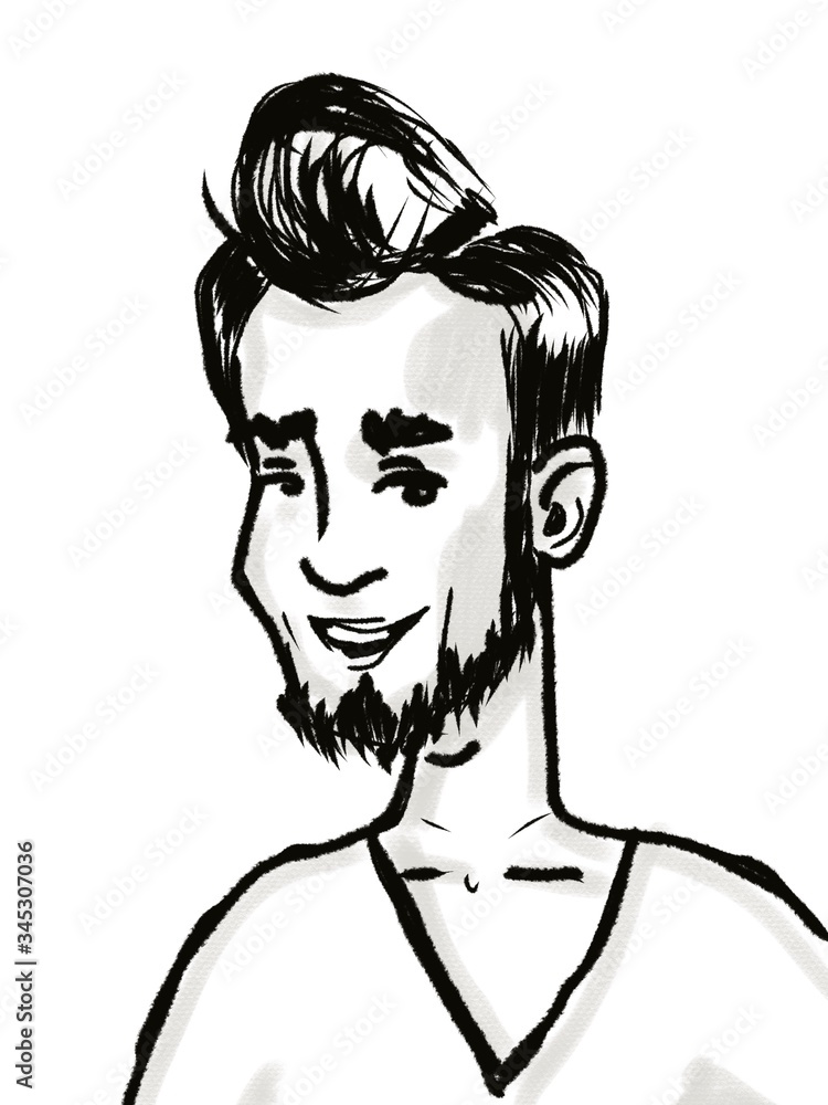 handsome young happy man smiling portrait isolated on white handsome young happy man smiling portrait isolated on white