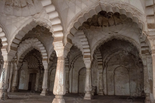 columnas en el palacio de Jaipur india © alvaro