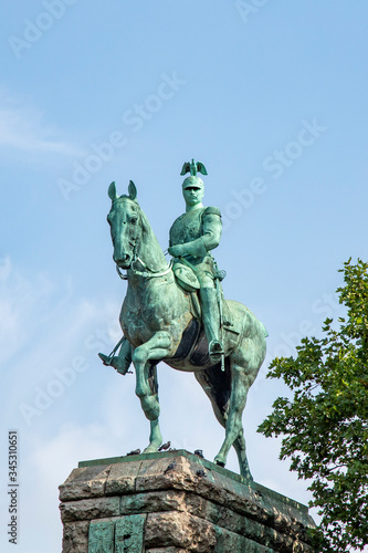 Wilhelm II horse statue in Cologne  Germany