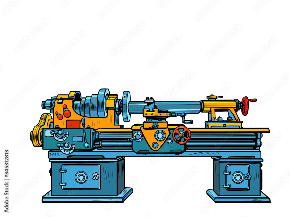 lathe, industrial mechanism apparatus machine
