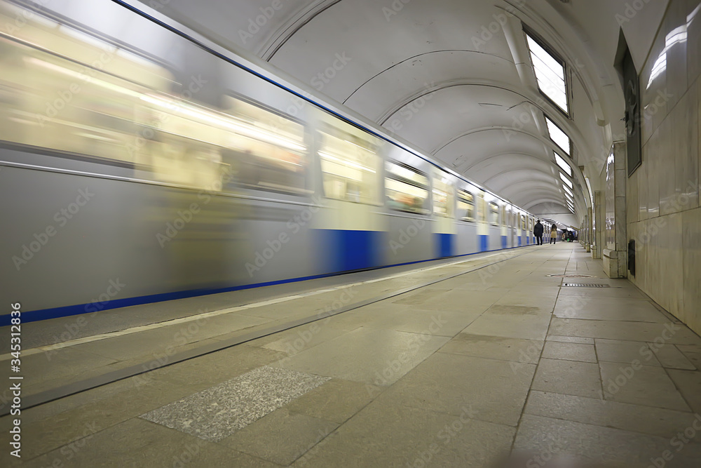 wagon train subway movement, transportation concept abstract background without people wagon train subway movement, transportation concept abstract background without people
