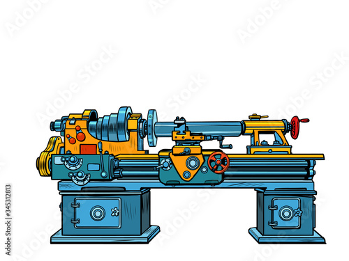 lathe, industrial mechanism apparatus machine