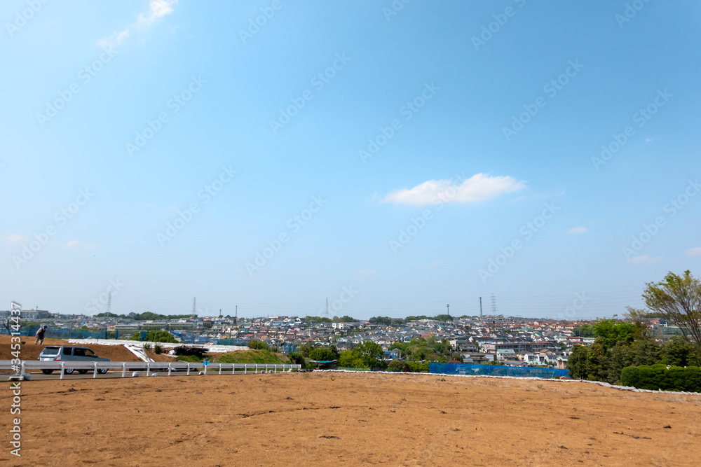 Naklejka premium 【神奈川県 横浜市】花桃の丘