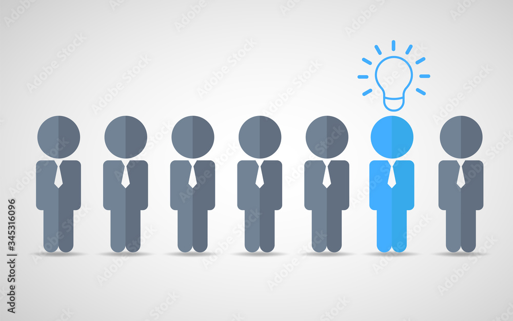 Think differently standing out from the crowd Being different, move for success in life Think differently standing out from the crowd Being different, move for success in life