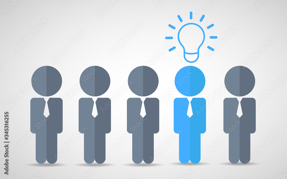 Think differently standing out from the crowd Being different, move for success in life Think differently standing out from the crowd Being different, move for success in life