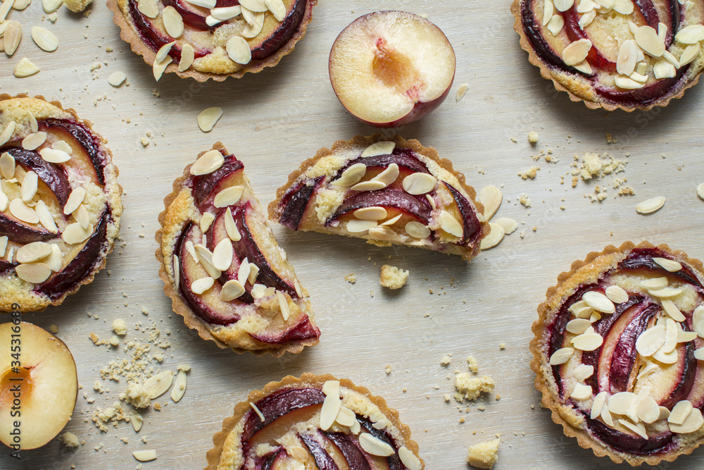 Peach and Almont Tarts