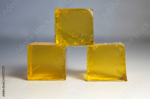 Yellow Apple Jelly Pyramid