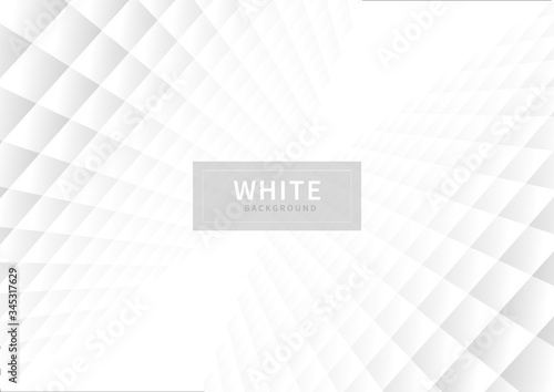 Abstract geometric square pattern background with white shapes perspective can be used in cover design  poster  website  flyer.