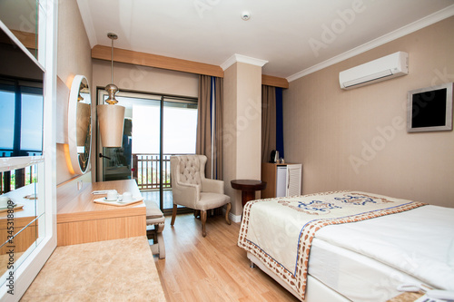 Modern Hotel Bedroom interior