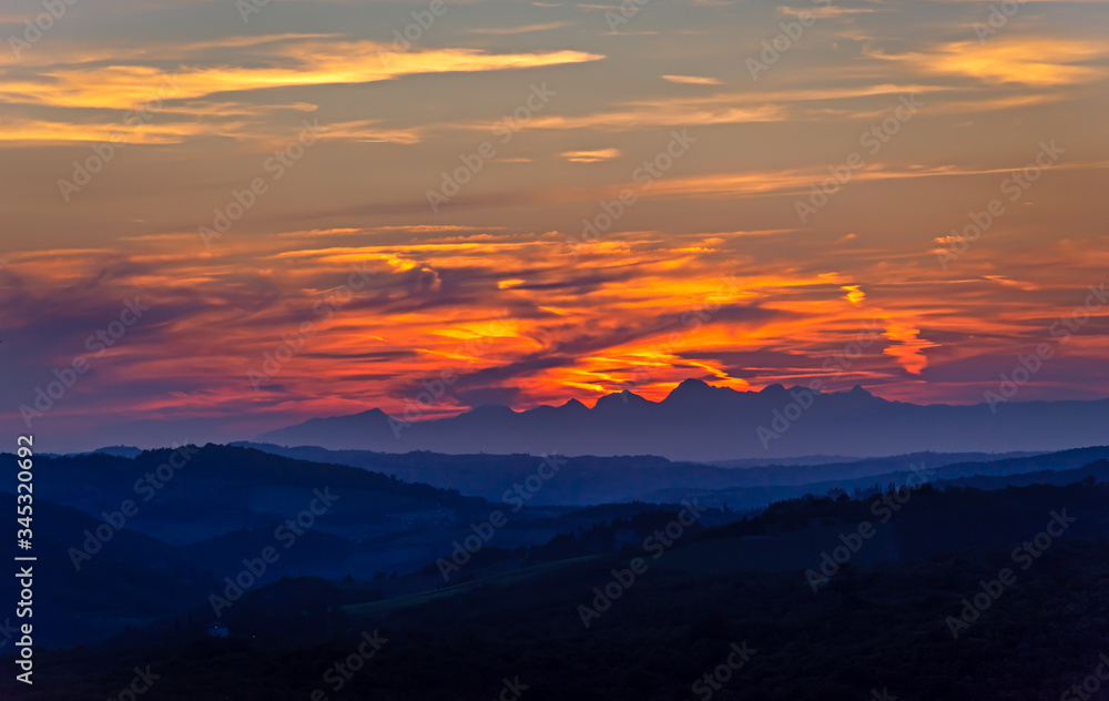 Fototapeta premium Fantasia sulle cime