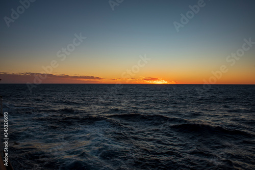 sunset over the sea © InfoDaksh