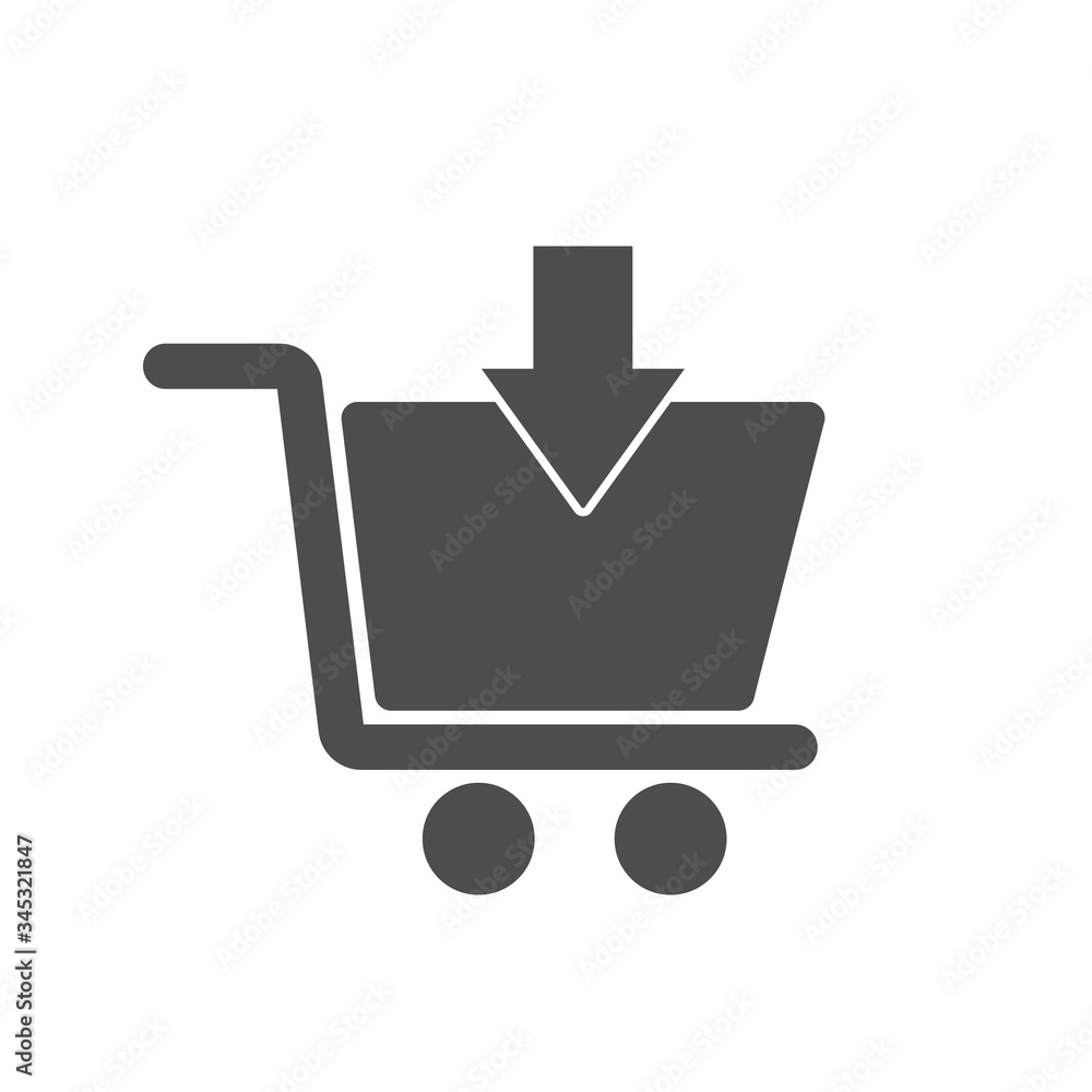 Online shopping cart sketch icon for web and mobile vector icon Online shopping cart sketch icon for web and mobile vector icon