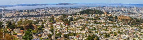 San Francisco from a viewpoint, Panorama © AventuraSur