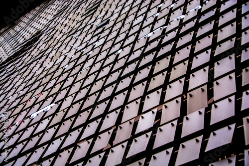 Wallpaper Mural metallic / metal / square / squares / iron / machine / mechanism Torontodigital.ca