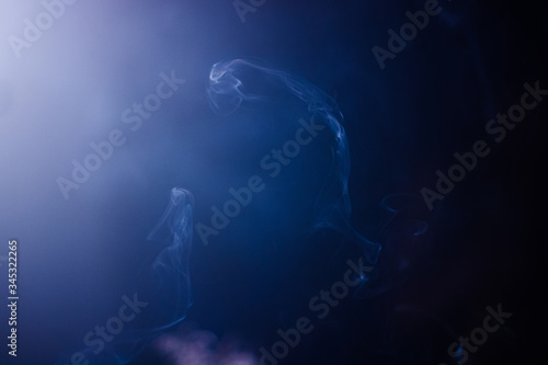 smoke / blue / blue / background / gray / light