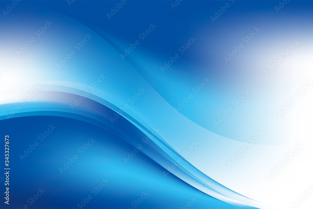 Abstract Blurry Smooth Blue White Wave Gradient Background Design, Soft Blue White Wave Background Template Vector Abstract Blurry Smooth Blue White Wave Gradient Background Design, Soft Blue White Wave Background Template Vector