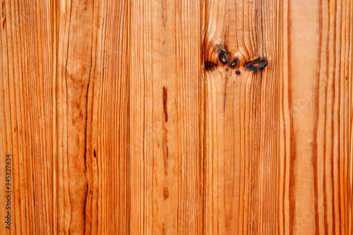 The texture of the wooden cladding of the country house © Никита Лазарев