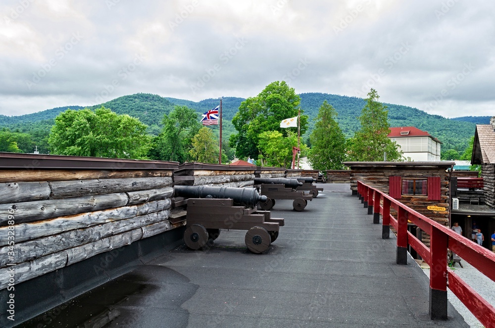 Fort William Henry in Lake George, New York