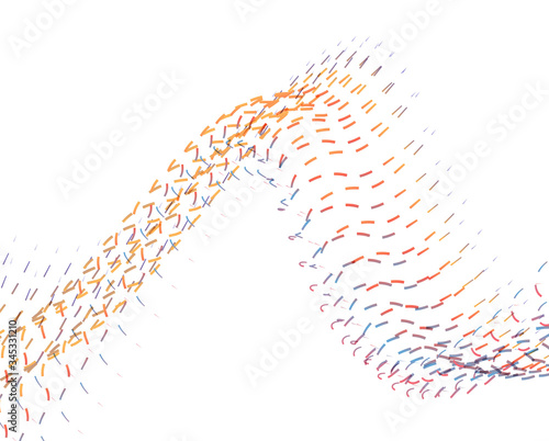 Abstract background blend wave line design for Wallpaper, Banner, Background, Card, Book Illustration, landing page