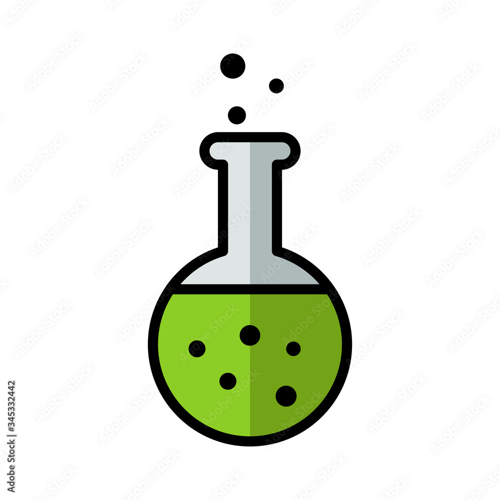 flask - lab icon vector design template flask - lab icon vector design template