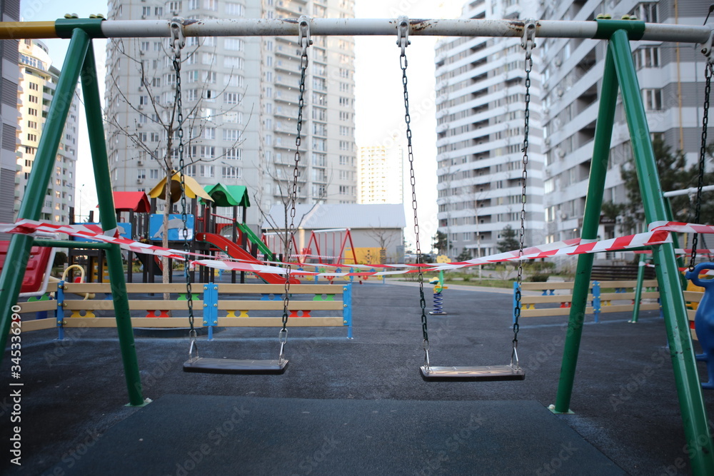 A playground in times of Covid 19 quarantine