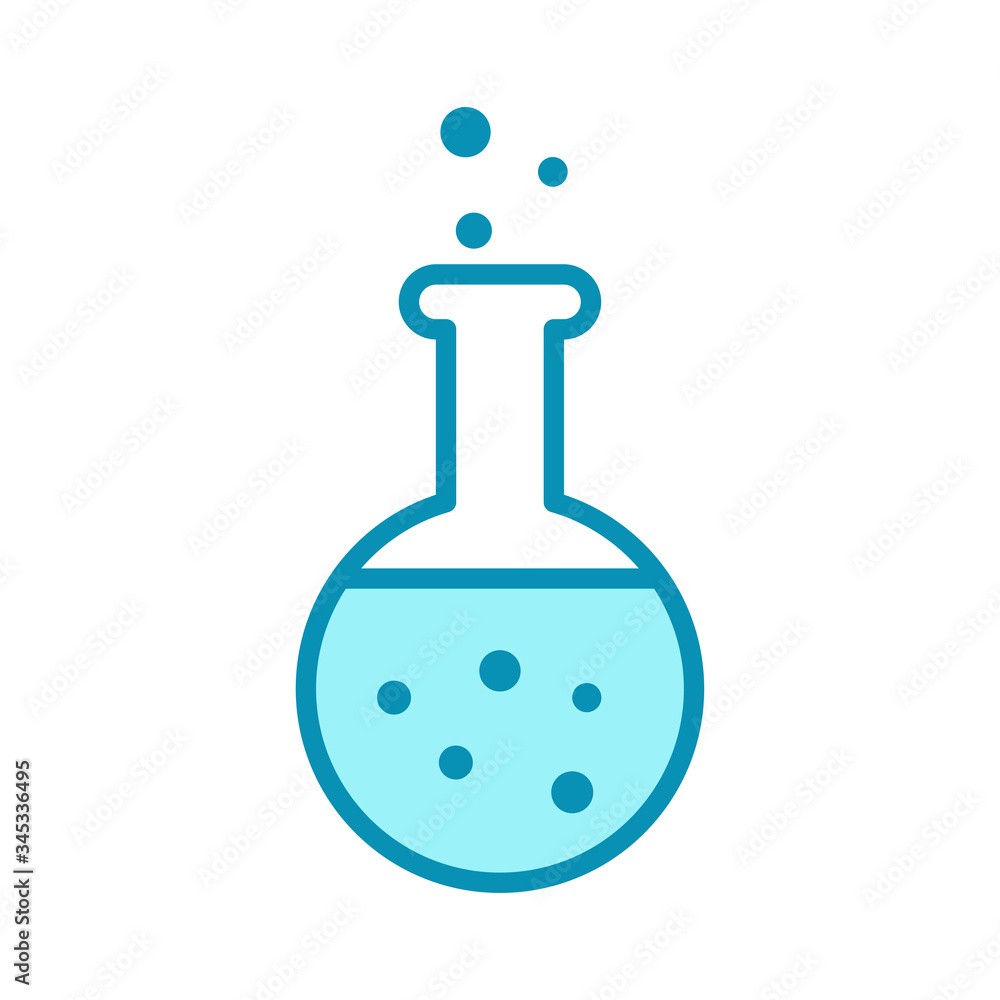 flask - lab icon vector design template flask - lab icon vector design template