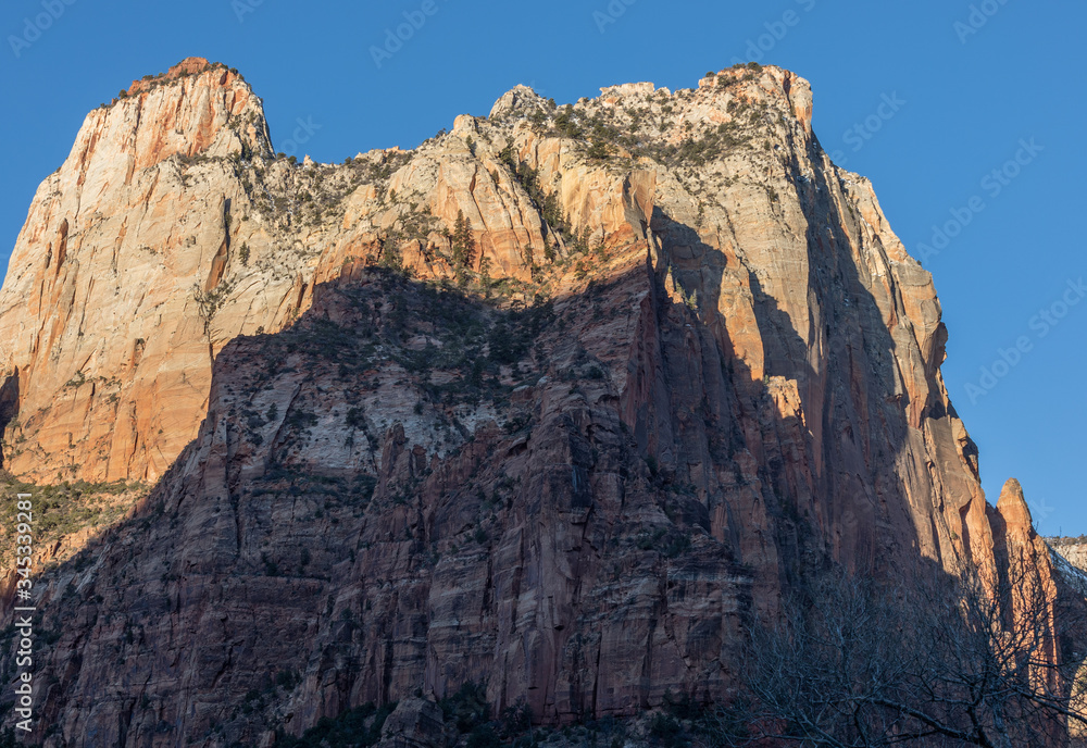 Scenic Zion National Park Utah Landscape