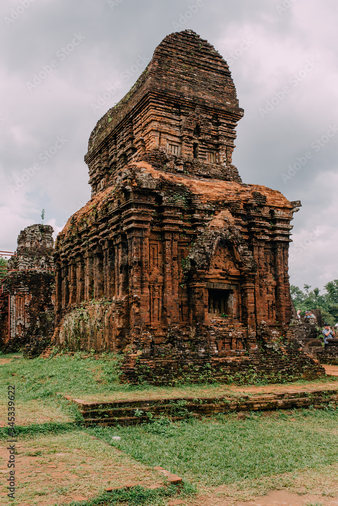 My Son ruins (UNESCO World Heritage site), Ancient Hindu tamples, from 8th century AD, of Cham culture near the cities of Hoi An and Da Nang, Vietnam